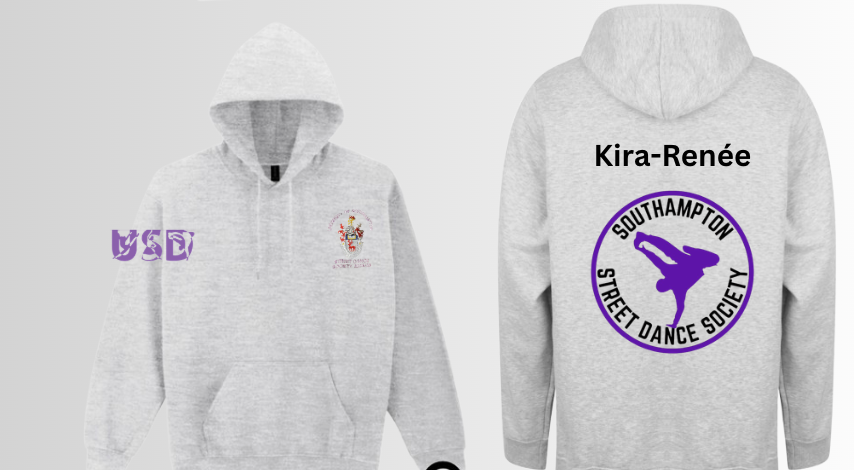 Street Dance Grey Hoodie